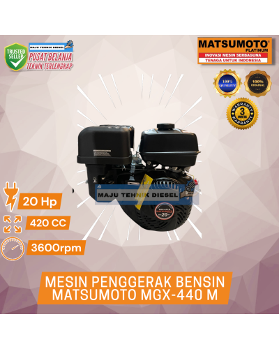Gasoline Engine Mesin Penggerak Bensin Serbaguna Matsumoto MGX 440 M